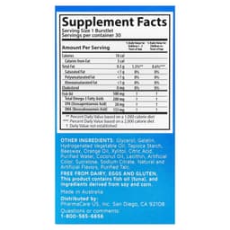 Kids Smart, Kids Smart®，Hi DHA-Omega 3 魚油，水果味，30 粒咀嚼軟膠囊