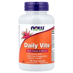 NOW Foods, Daily Vits™，多維他命和礦物質，120 粒素食膠囊