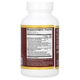 California Gold Nutrition, Fungiology，MushRex Plus 素食膠囊，多面十種蘑菇複合物，含姬鬆茸、白樺茸、蟲草和猴頭菇，120 粒