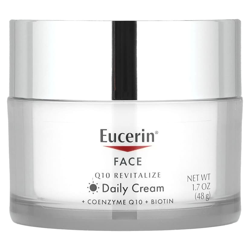 Eucerin, 面部,Q10 煥活日霜,無香,1.7 盎司(48 克)