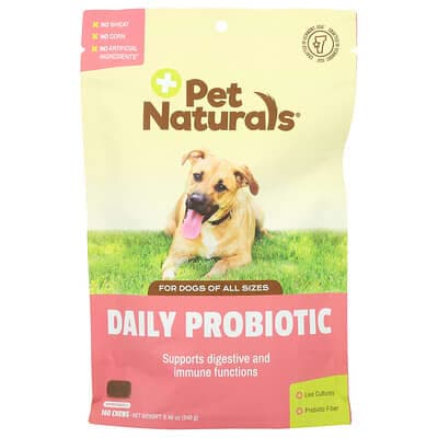 Pet Naturals, 日常益生菌,犬用,約 160 片咀嚼片,8.48 盎司(240 克)
