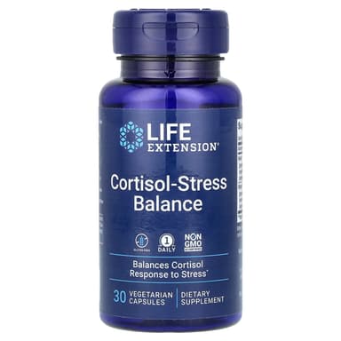 Life Extension, 皮質醇壓力調節素食膠囊,30 粒裝