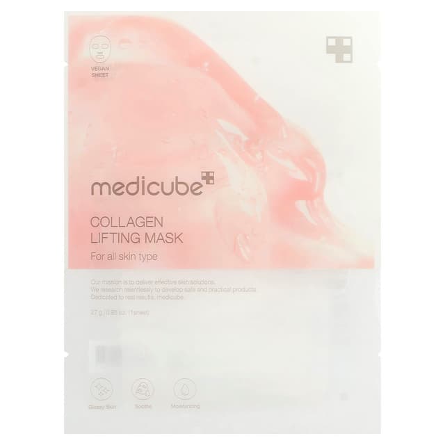 Medicube, 膠原蛋白提拉美容面膜，1 片，0.95 盎司（27 克）