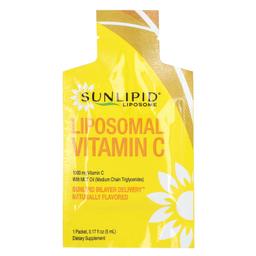 Sunlipid, 脂質體維他命 C，含中鏈甘油三酯油，30 包，每包 0.17 液量盎司（5 毫升）