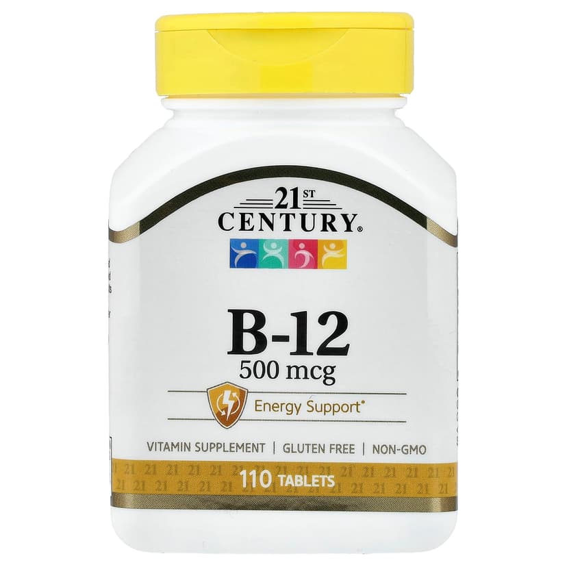21st Century, 維他命 B-12,500 微克,110 片