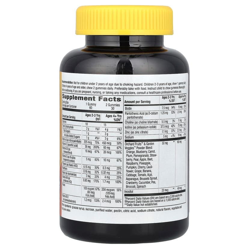 Nature's Way, Alive! 兒童，多維他命膠囊，櫻桃、橙子和葡萄味，60 粒軟糖