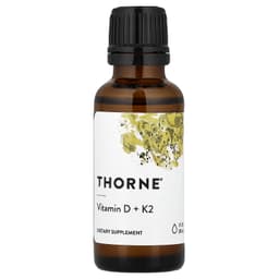 Thorne, 維他命 D + K2，1 液量盎司（30 毫升）
