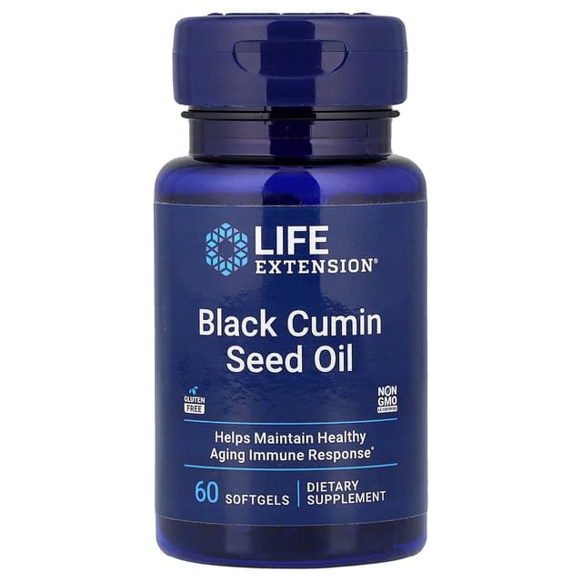 Life Extension, 黑籽油,60 粒軟膠囊(每粒軟膠囊 500 毫克)