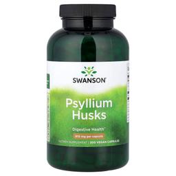 Swanson Vitamins, 車前子殼全素膠囊，610 毫克，300 粒