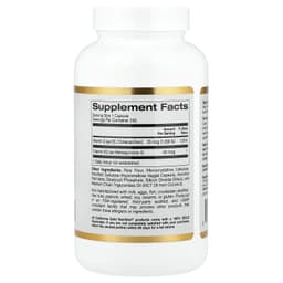 California Gold Nutrition, 維他命 D3 + K2，240 粒素食膠囊