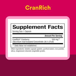 Natural Factors, CranRich® 高濃度蔓越莓，特強型，500 毫克，90 粒膠囊