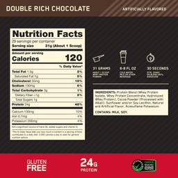 Optimum Nutrition, 金標準® 全乳清蛋白，雙重濃鬱巧克力味，1.98 磅（899 克）
