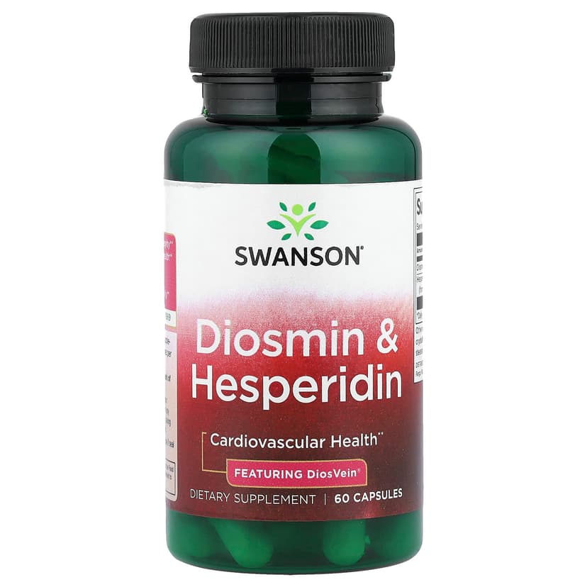 Swanson Vitamins, 地奧司明和橙皮苷,60 粒膠囊