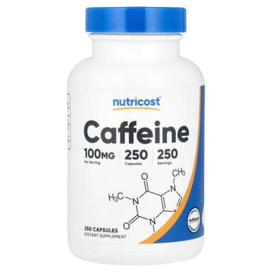Nutricost, 咖啡萃取,100 毫克,250 粒膠囊
