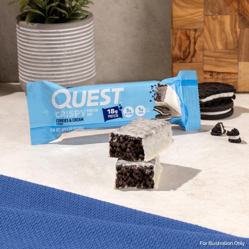 Quest Nutrition, 蛋白棒,脆奶油曲奇,12 根,每根 1.83 盎司(52 克)
