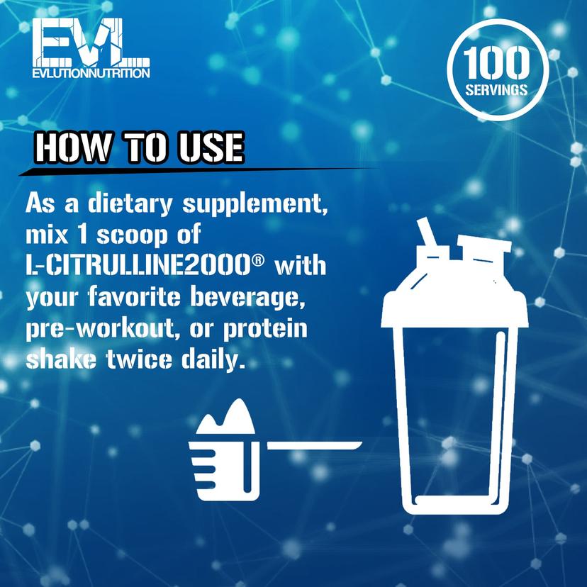 EVLution Nutrition, L-瓜氨酸 2000,原味,7.5 盎司(200 克)