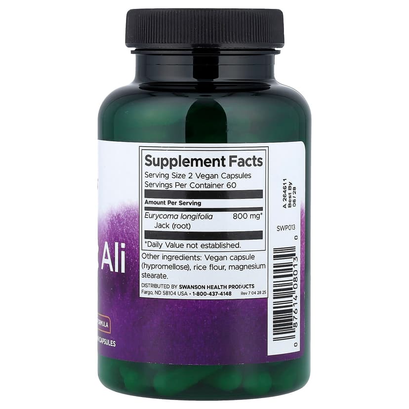 Swanson Vitamins, 東革阿里,400 毫克,120 粒全素膠囊