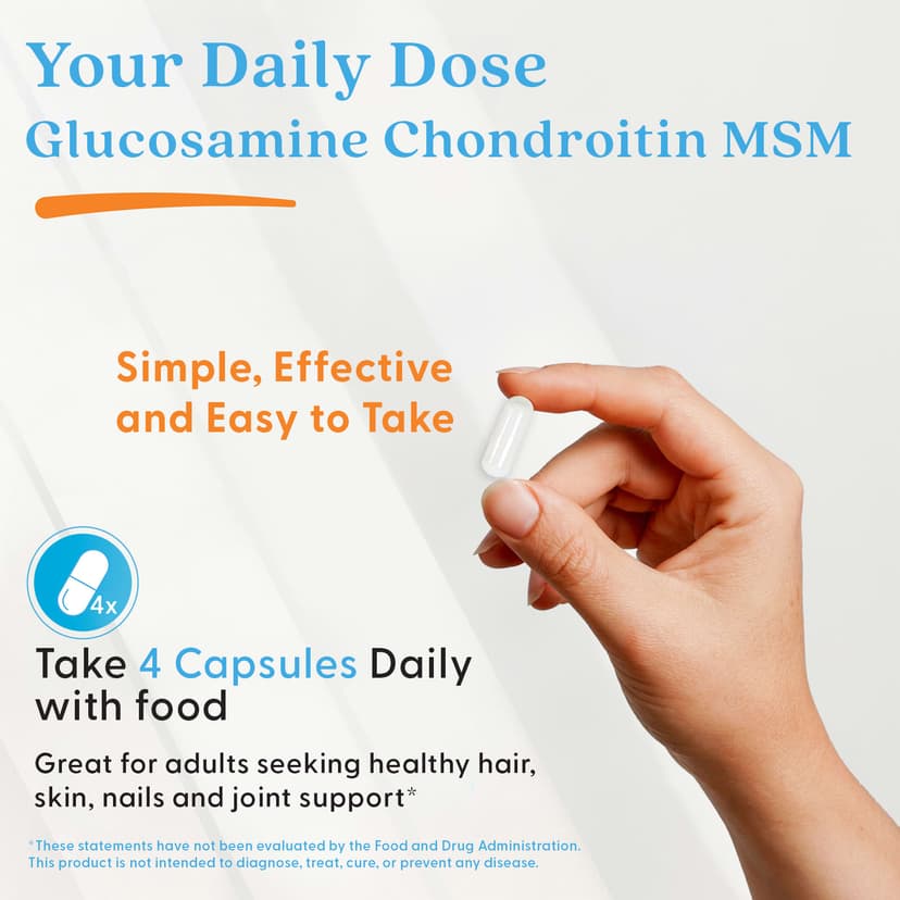 Doctor's Best, 葡萄糖胺軟骨素 MSM,360 粒素食膠囊