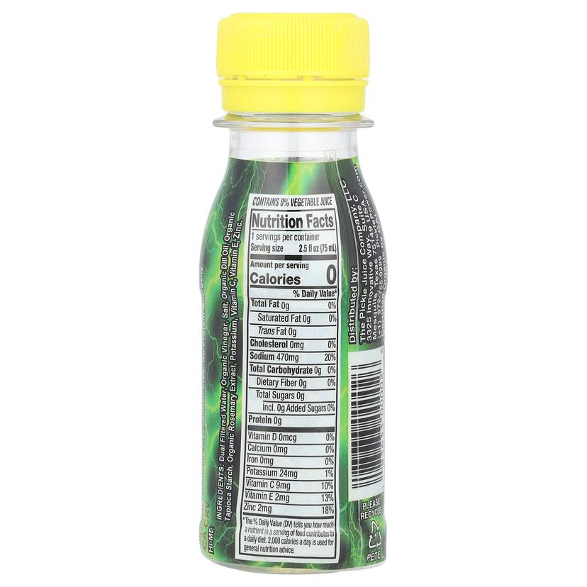 Pickle Juice, Pickle Juice Shot,特強型,2.5 液量盎司(75 毫升)
