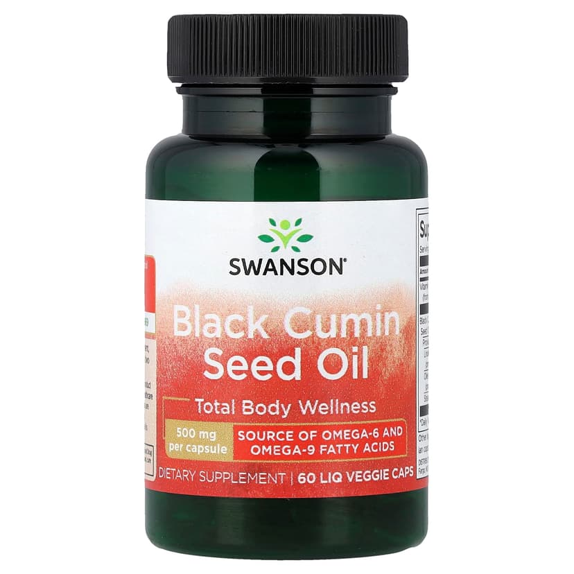 Swanson Vitamins, 黑種草籽油,60 粒液體素食膠囊
