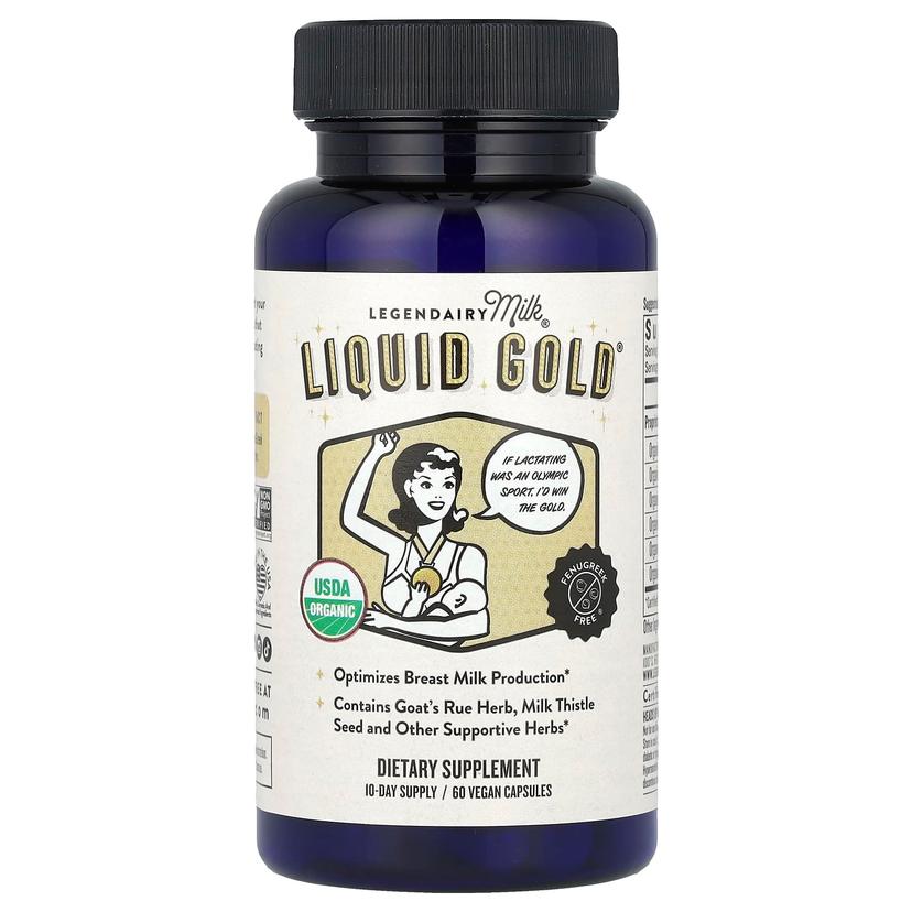 Legendairy Milk, Liquid Gold®,60 粒全素膠囊