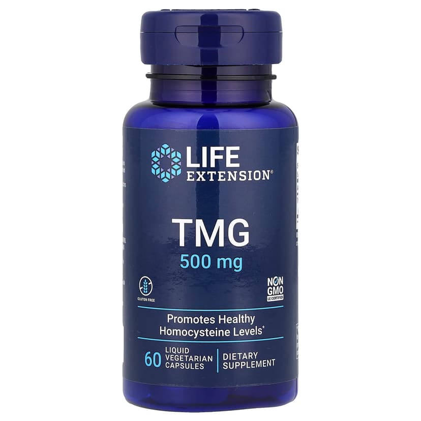 Life Extension, TMG,500 毫克,60 粒液體素食膠囊