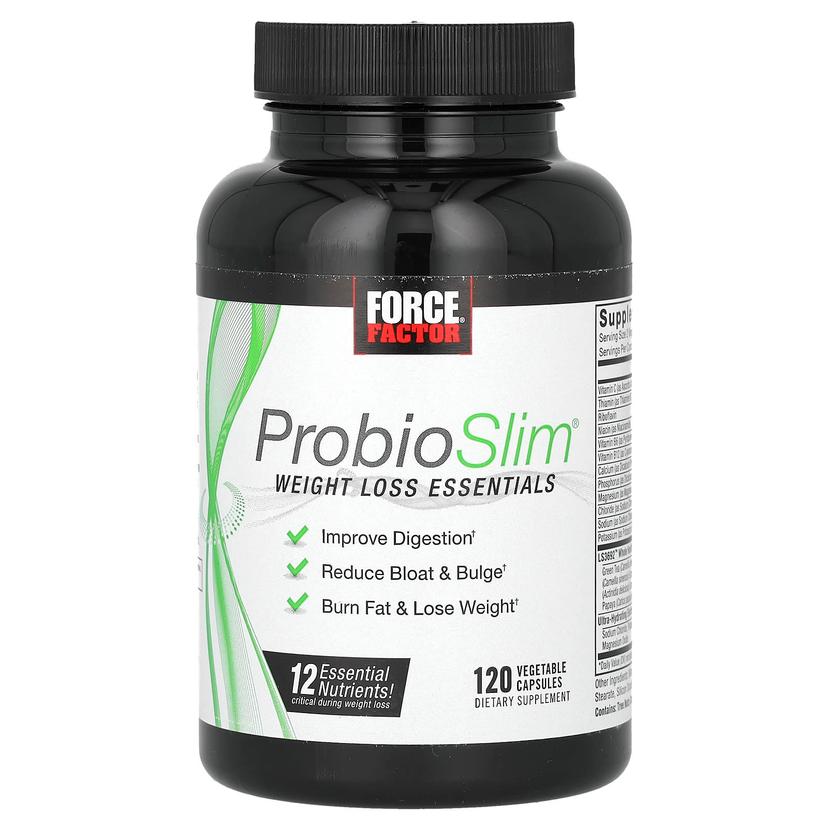 Force Factor, ProbioSlim,輕體必需營養素,120 粒素食膠囊