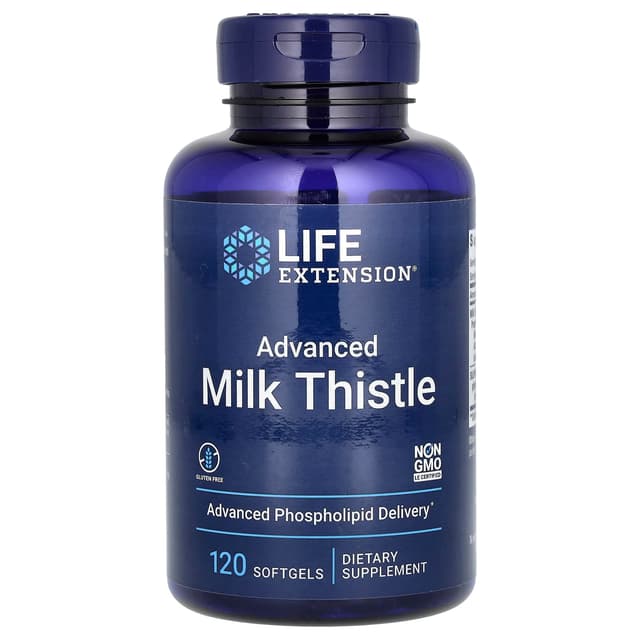 Life Extension, 高級水飛薊,120 粒軟凝膠