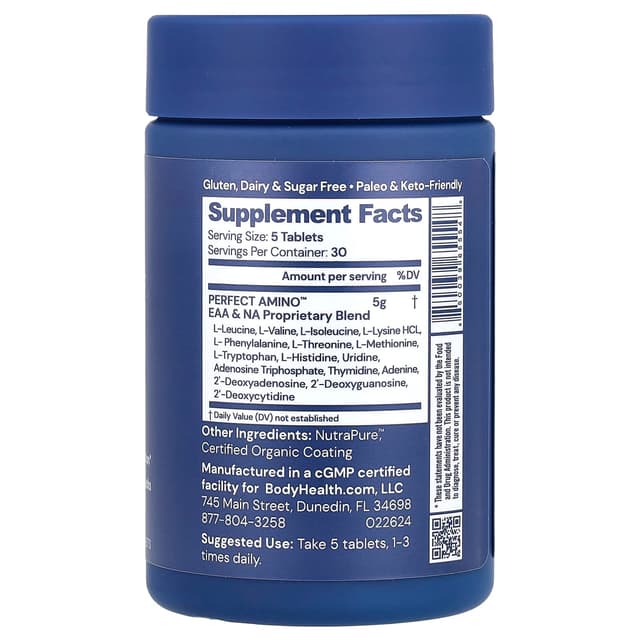 BodyHealth, Perfect Amino™,150 包衣片