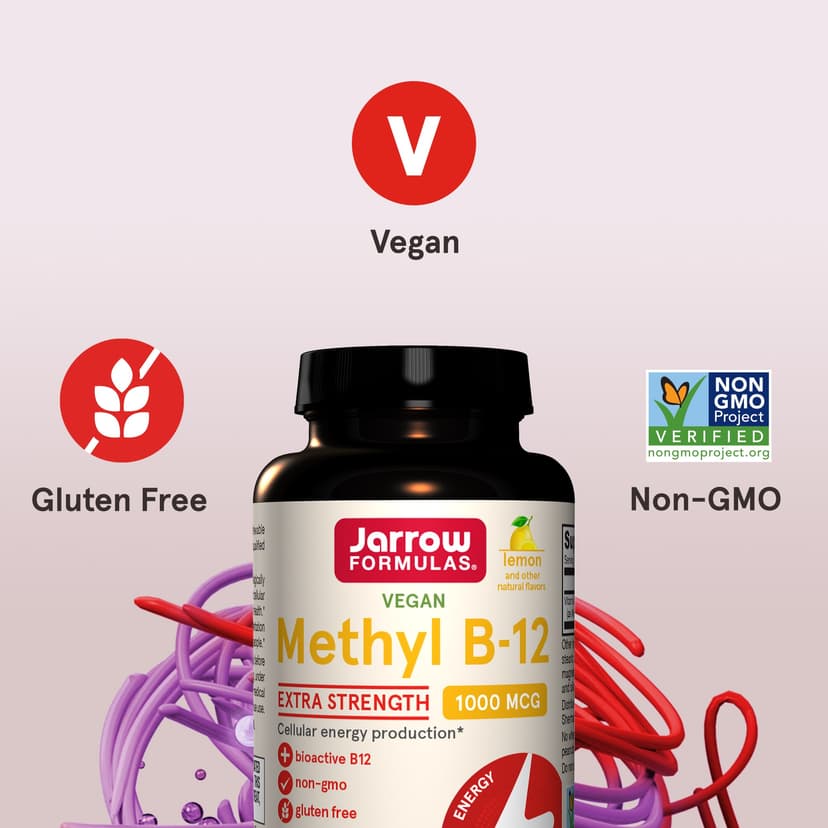 Jarrow Formulas, 甲基 B-12,檸檬味,1,000 微克,100 塊咀嚼錠劑