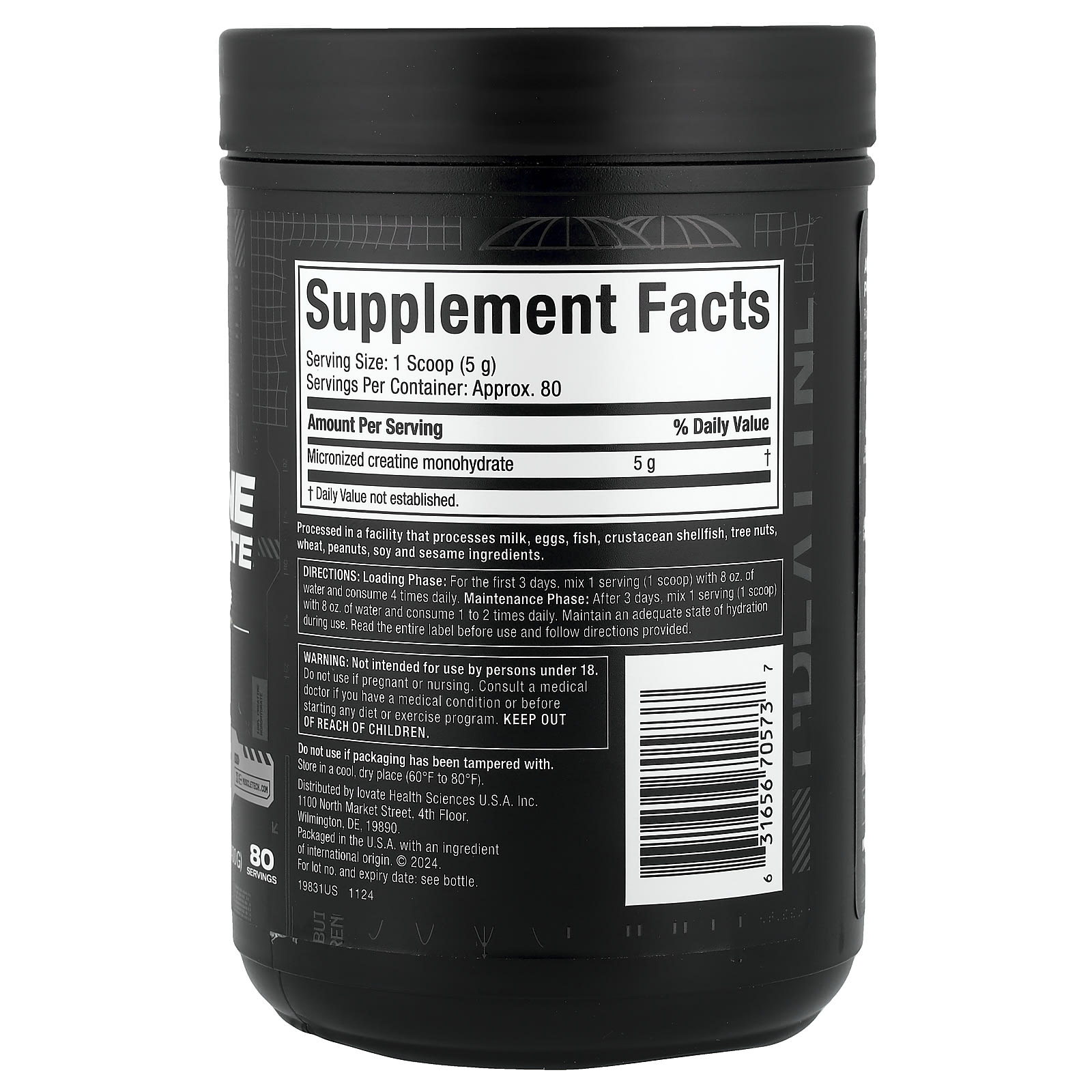 MuscleTech, 白金全一水肌酸,原味,14.11 盎司(400 克)