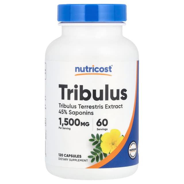 Nutricost, 刺蒺藜,1500 毫克,120 粒膠囊(每粒膠囊 750 毫克)