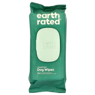 Earth Rated, 寵物濕巾,無香型,100 張