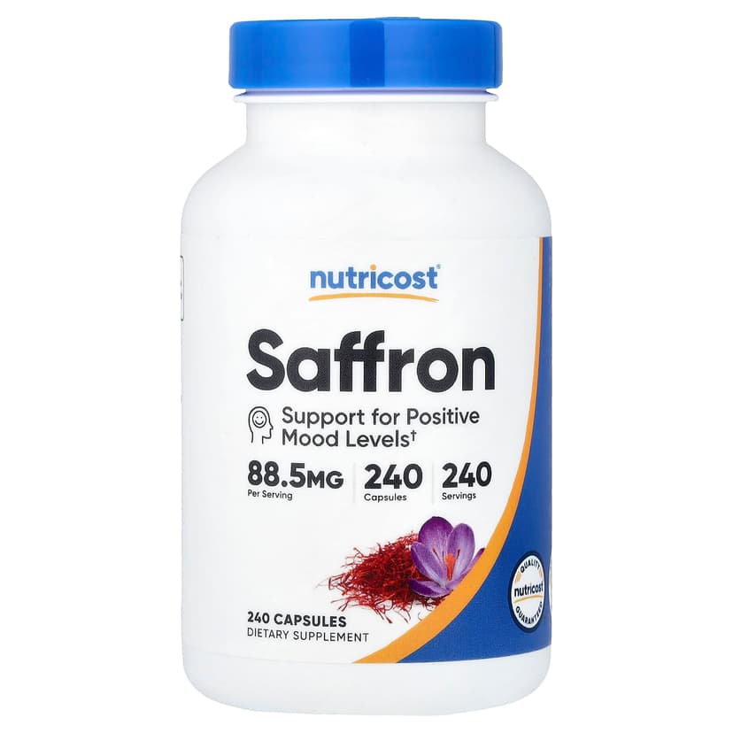 Nutricost, 番紅花,88.5 毫克,240 粒膠囊