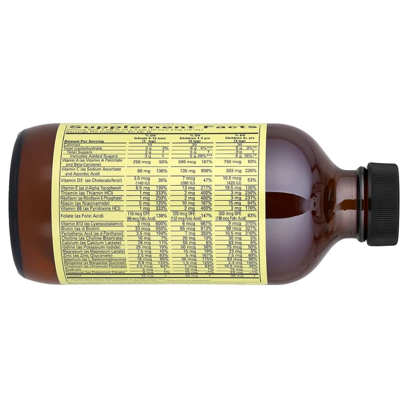 ChildLife Essentials, 多維他命和礦物質,天然橙子/芒果味,8 液量盎司(237 毫升)