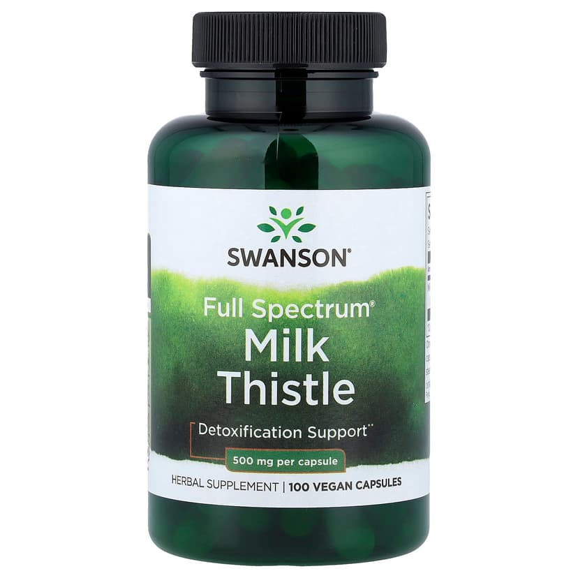 Swanson Vitamins, Full Spectrum® 多面水飛薊全素膠囊,500 毫克,100 粒