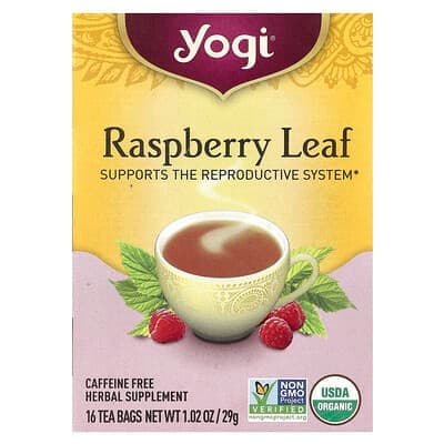 Yogi Tea, 女性健康幫助樹莓葉茶包,無因,16 袋裝,1.02 盎司(29 克)