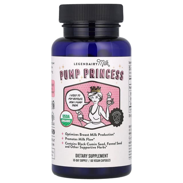 Legendairy Milk, Pump Princess,60 粒全素膠囊