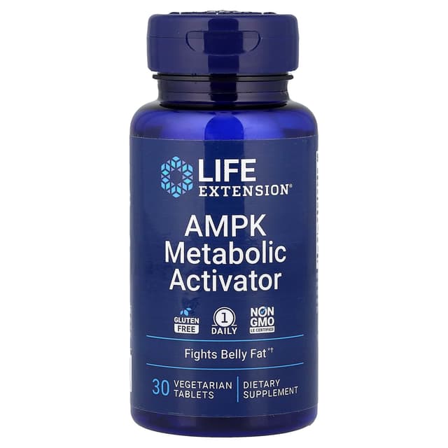 Life Extension, AMPK 代謝活化劑,30 片素食片