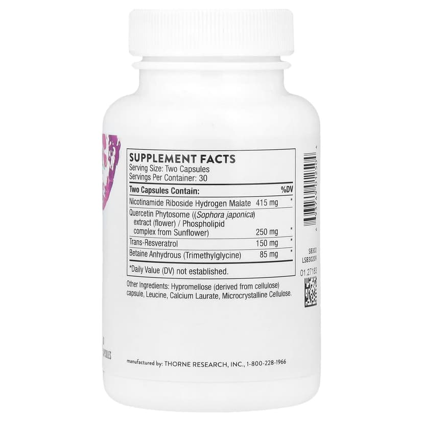 Thorne, ResveraCel®,60 粒膠囊
