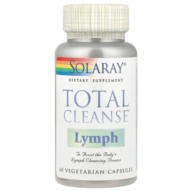 Solaray, Total Cleanse,淋巴幫助,60 粒素食膠囊