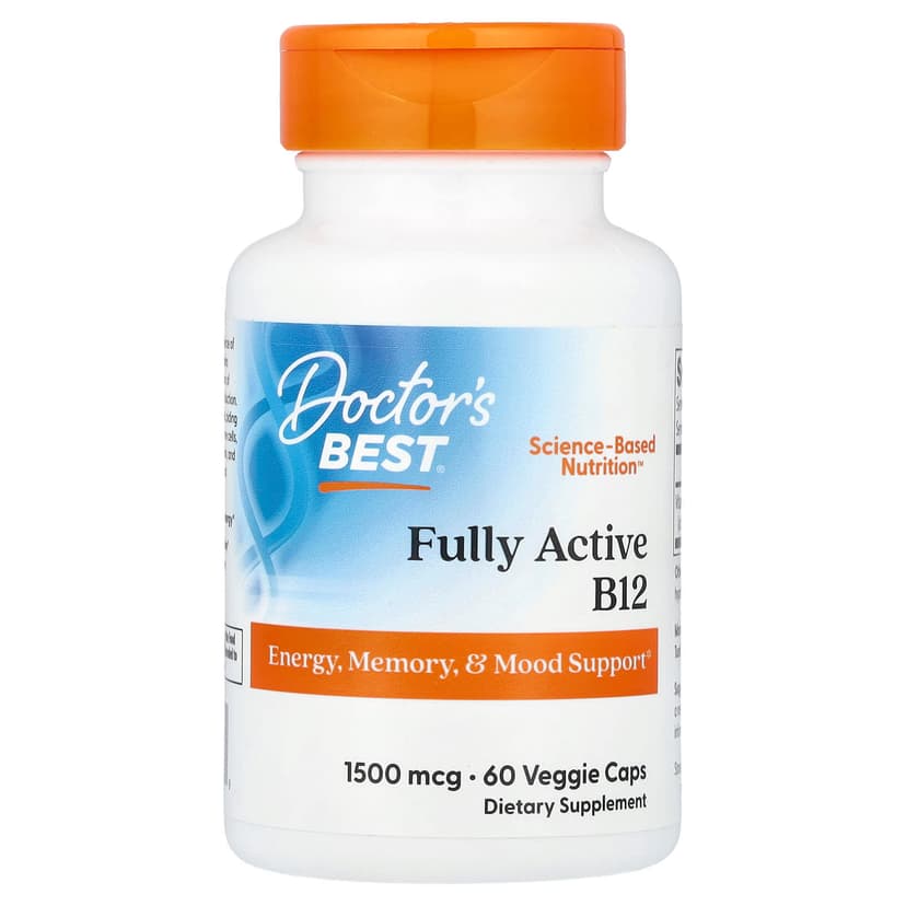 Doctor's Best, 充分活躍維他命 B12 素食膠囊,1500 微克,60 粒