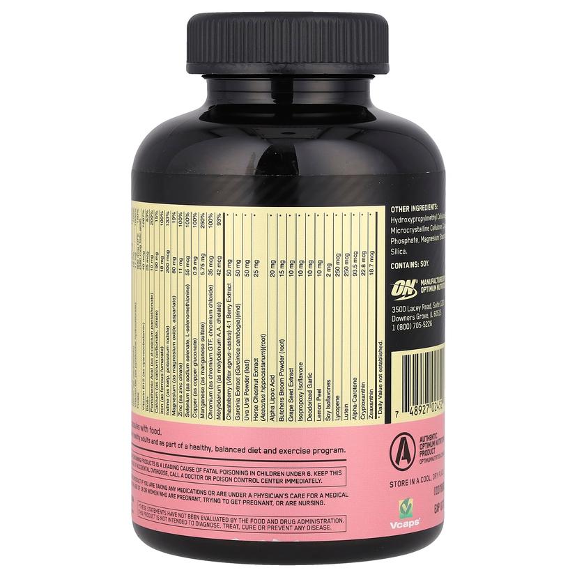 Optimum Nutrition, Opti-Women®,針對活躍女性的多維他命,120 粒膠囊