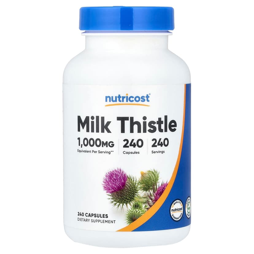 Nutricost, 水飛薊,250 毫克,240 粒膠囊