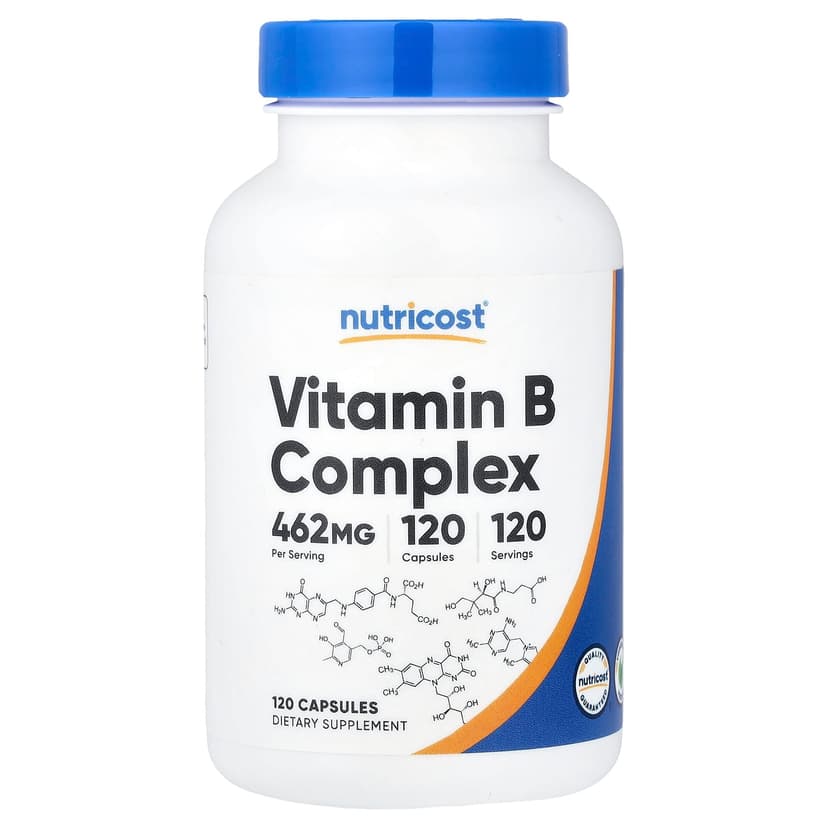 Nutricost, 維他命 B 複合物,120 粒膠囊