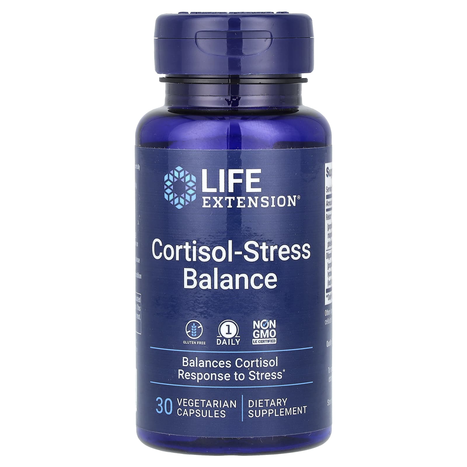 Life Extension, 皮質醇壓力調節素食膠囊,30 粒裝