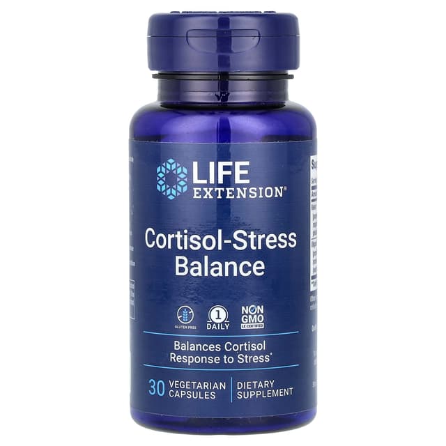 Life Extension, 皮質醇壓力調節素食膠囊,30 粒裝