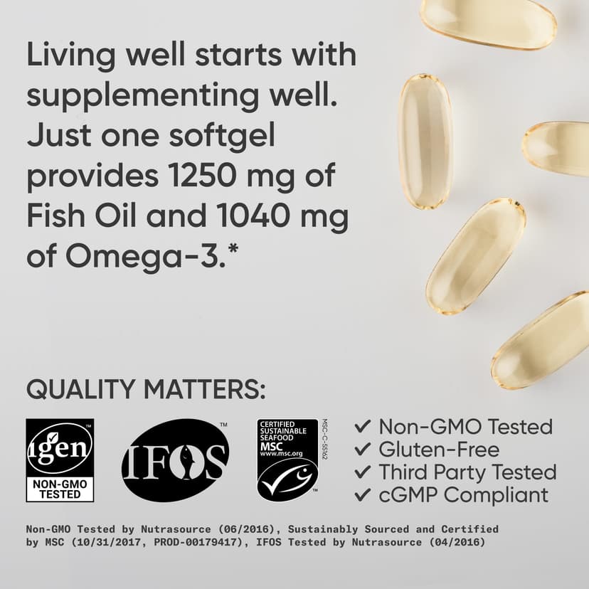 Sports Research, 阿拉斯加 Omega-3 魚油,90 粒軟膠囊
