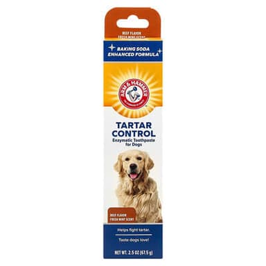 Arm & Hammer, 牙垢控制,狗狗酶牙膏,牛肉味,2.5 盎司(67.5 克)