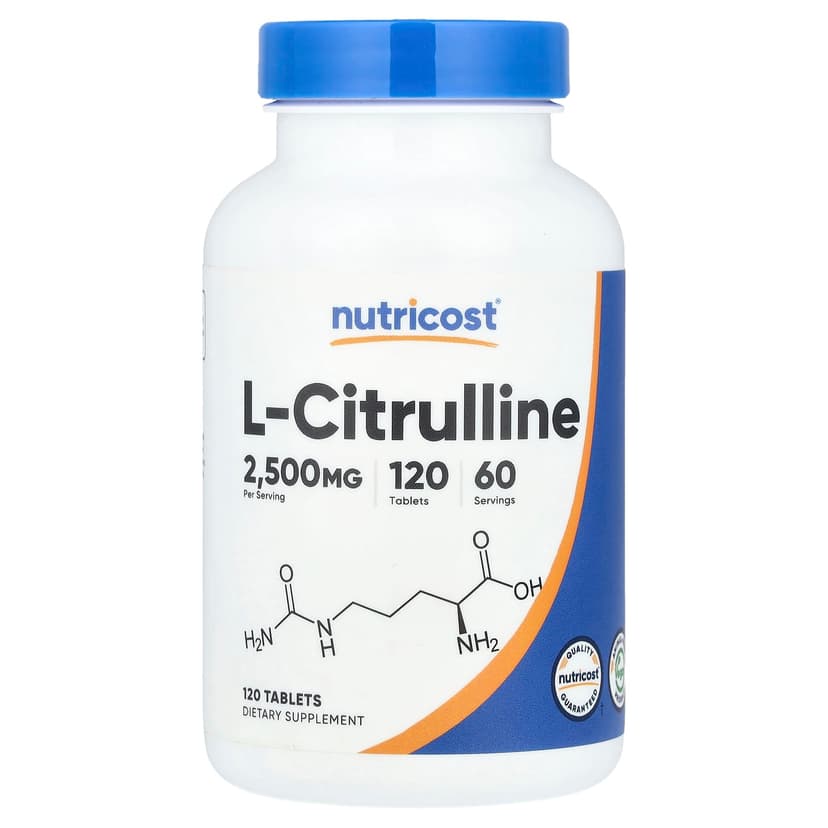 Nutricost, L-瓜氨酸,2500 毫克,120 片(每片 1250 毫克)
